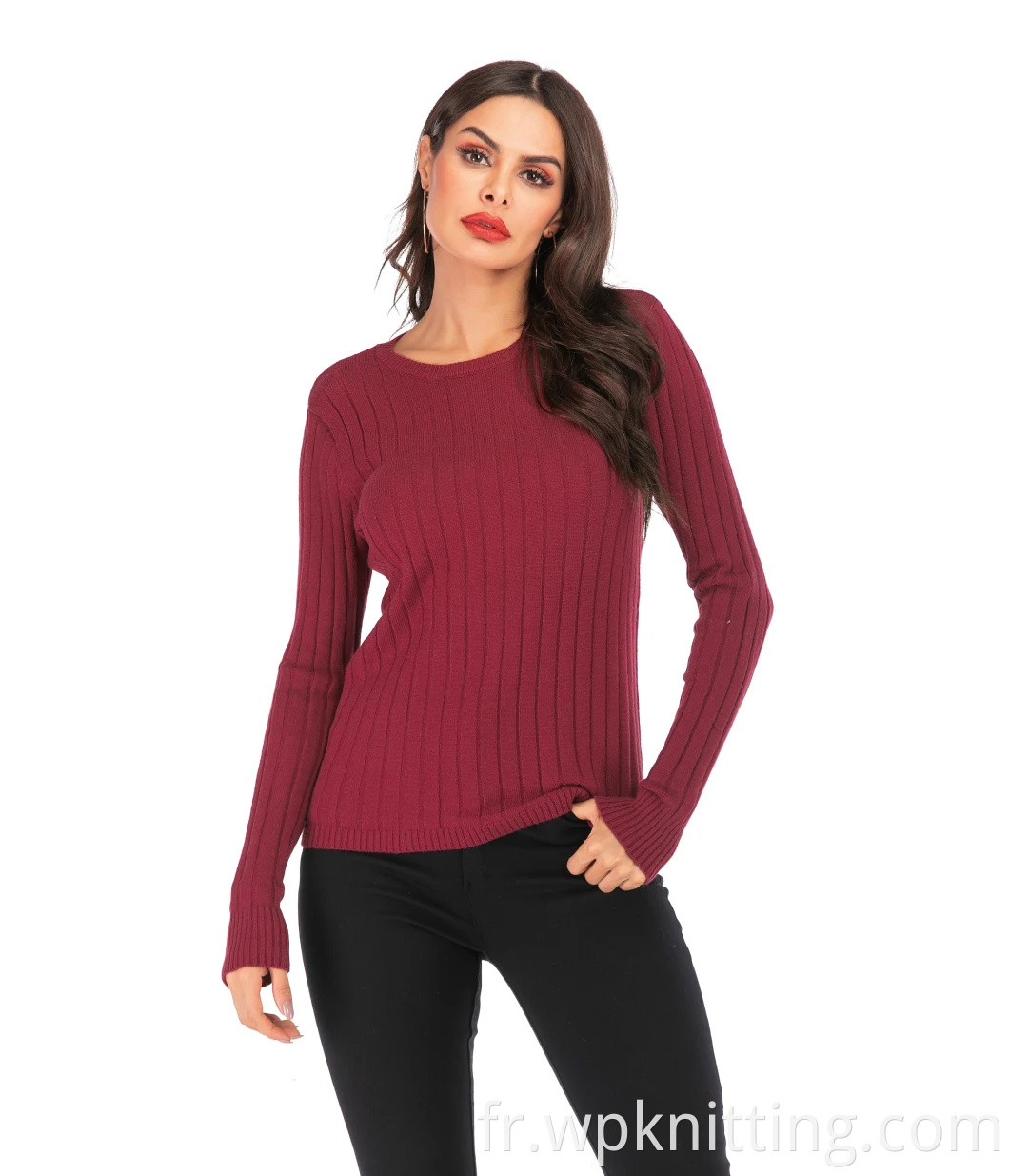 Pullover Knitwear Fottinging Shirt Long Manches Pull Pull